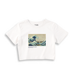 Kanagawa Oki Nami Ura Crop Tişört