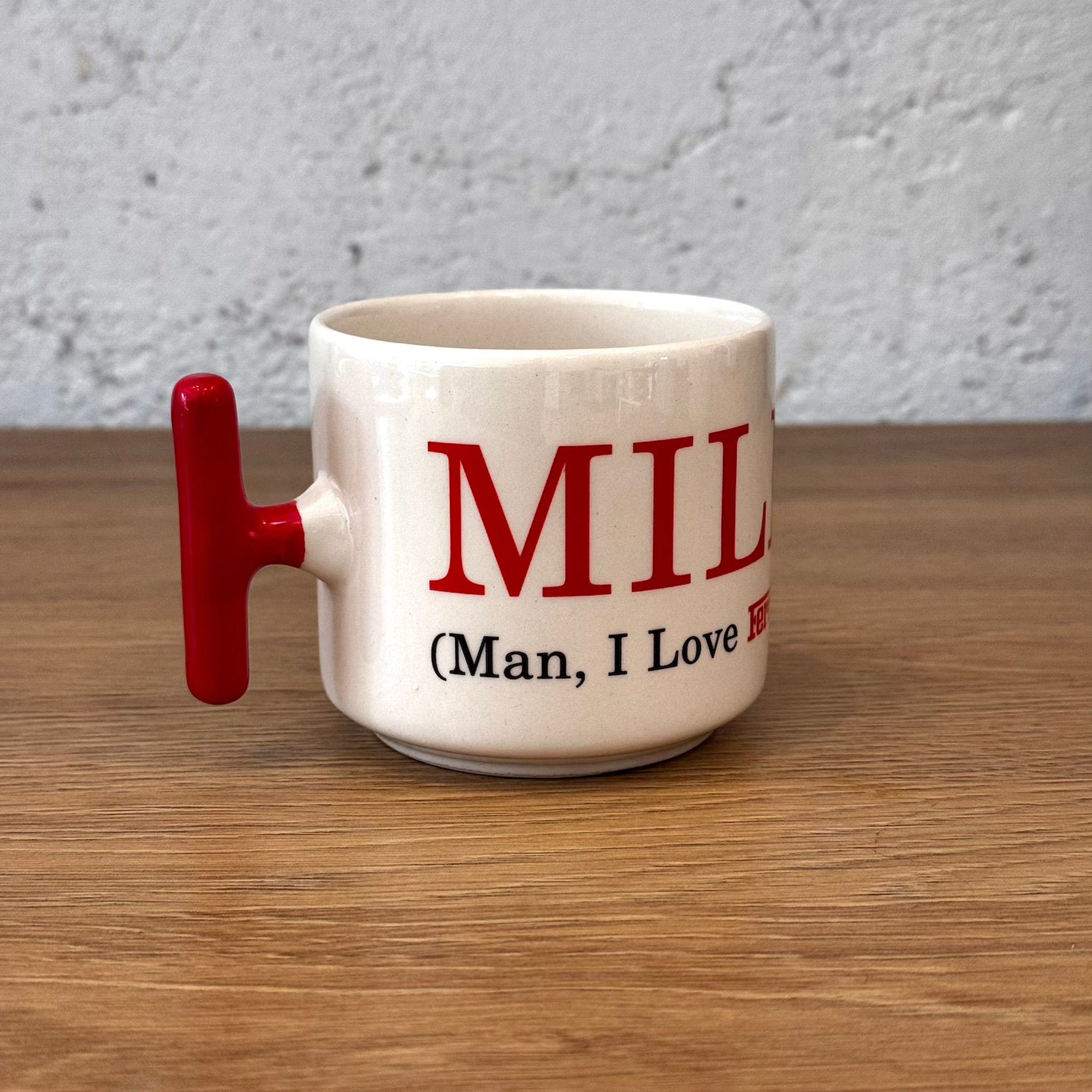 MILF / Man I Love Ferrari Kırmızı T Kulplu Bardak