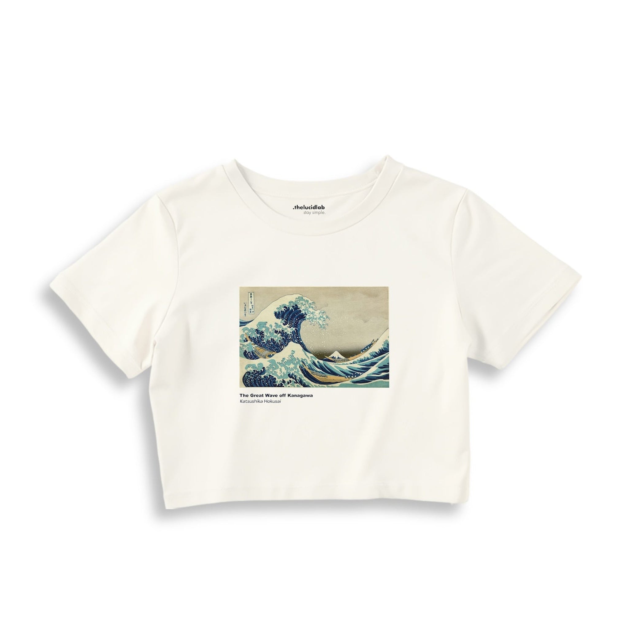 Kanagawa Oki Nami Ura Crop Tişört