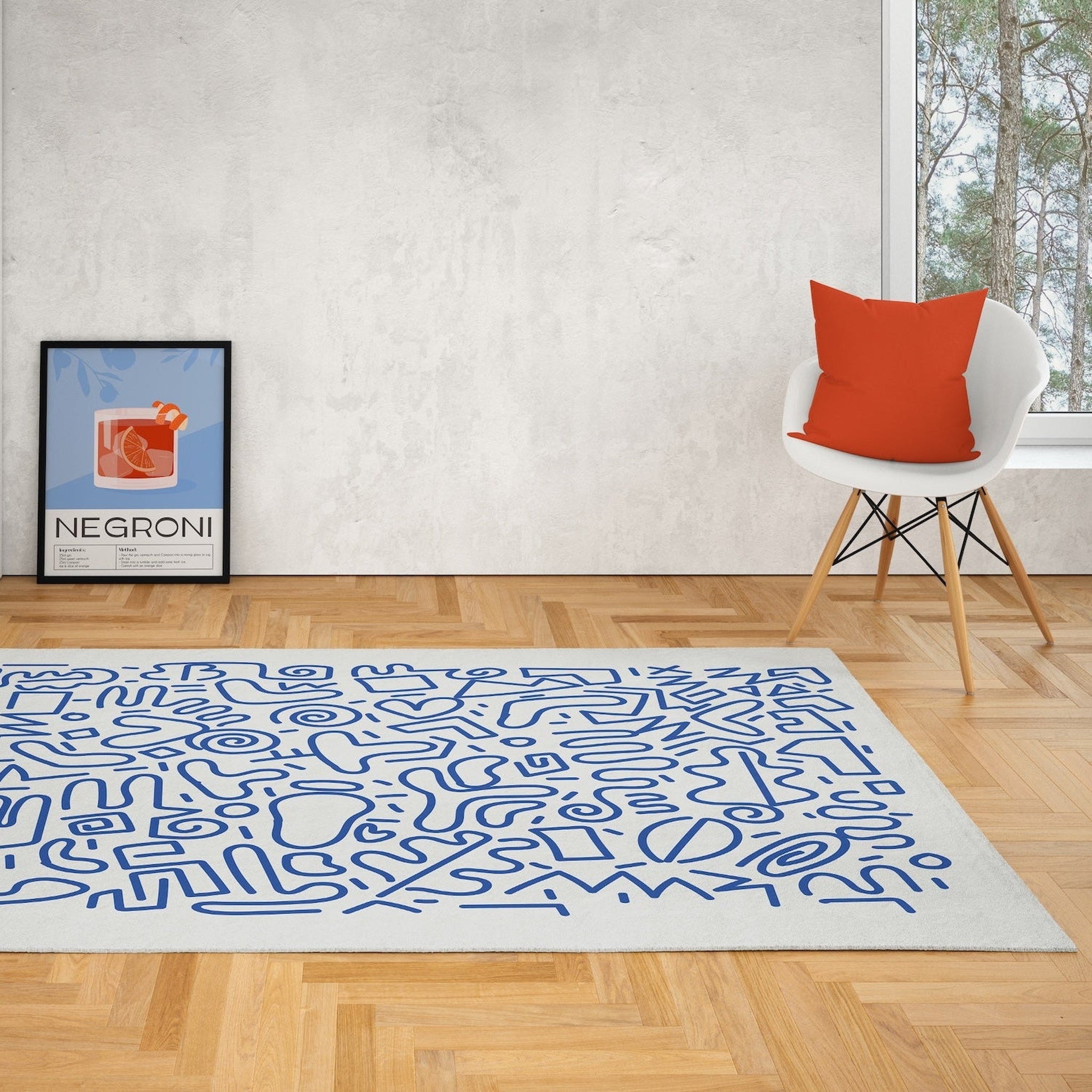 Doodle Art Halı