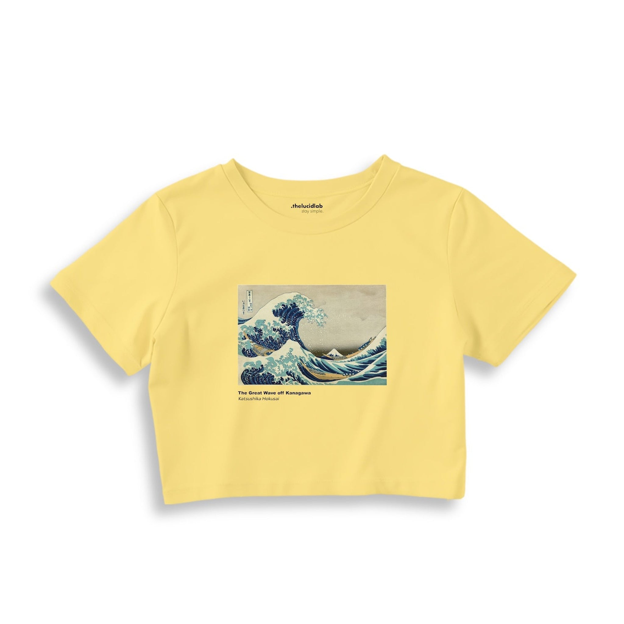 Kanagawa Oki Nami Ura Crop Tişört