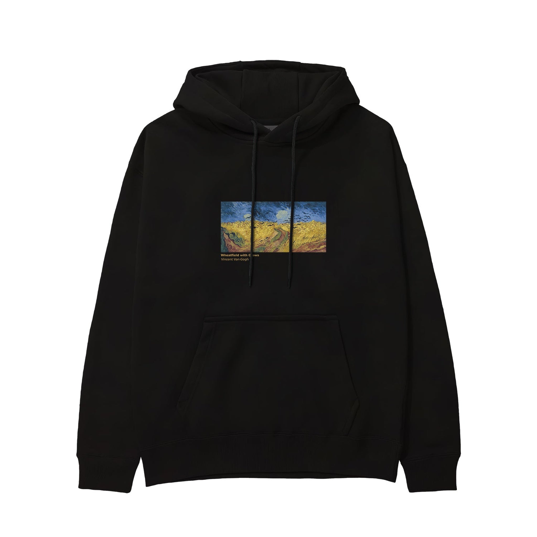 Buğday Tarlası ve Kargalar Hoodie