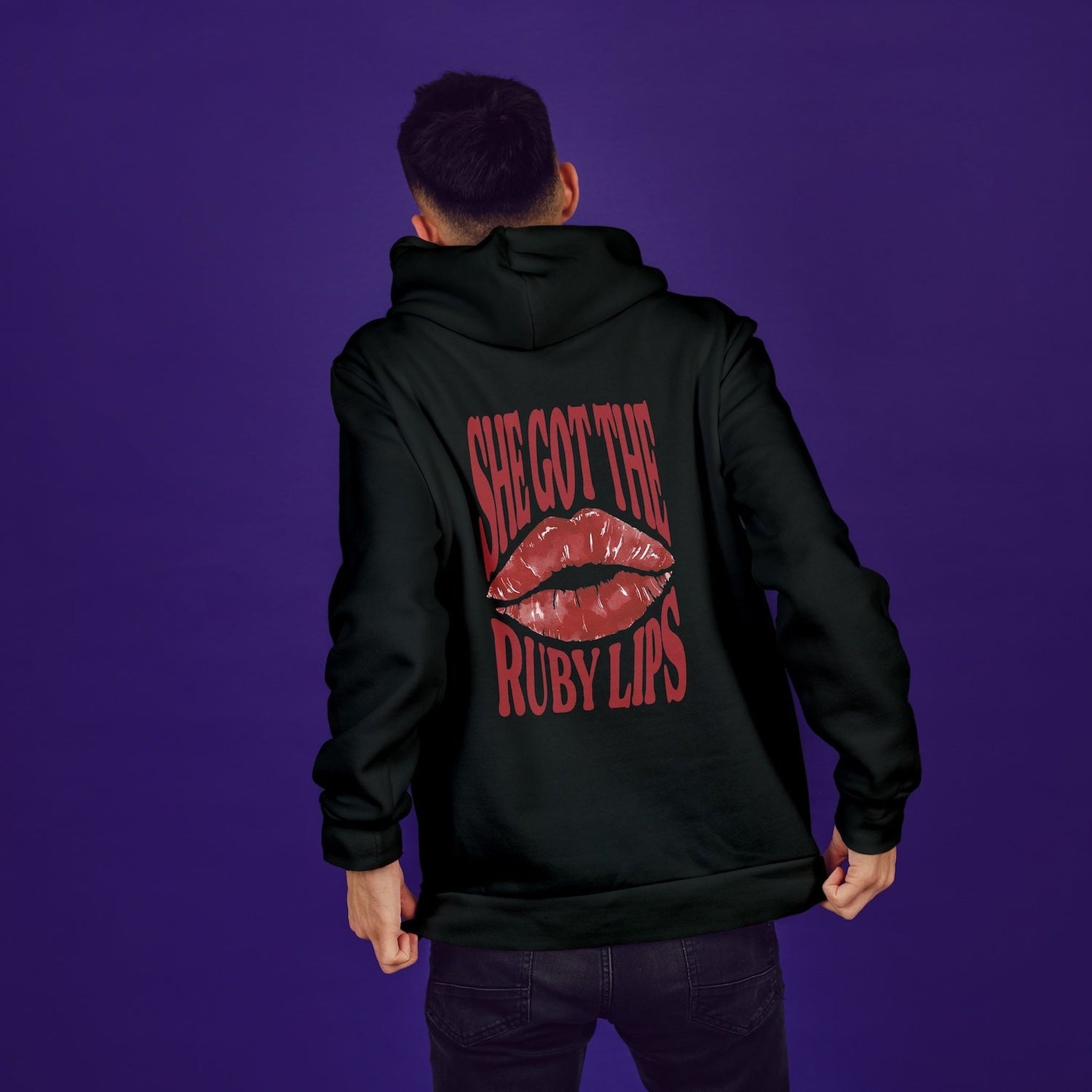 Ruby Lips Oversize Hoodie