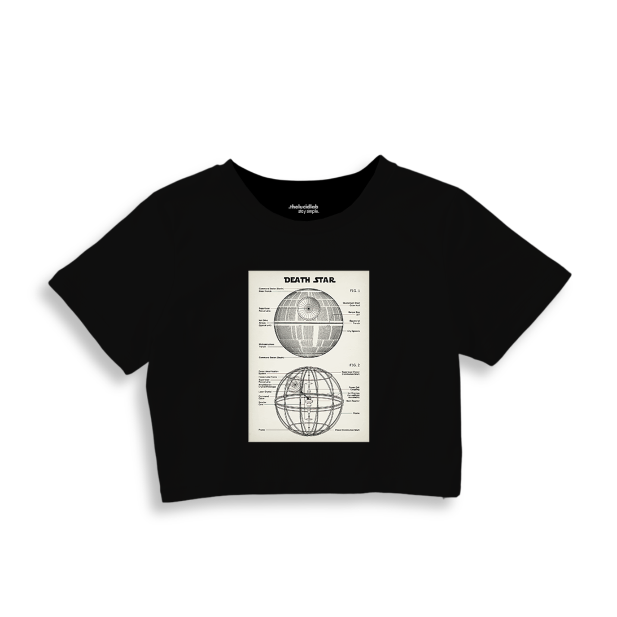 Death Star Crop Tişört