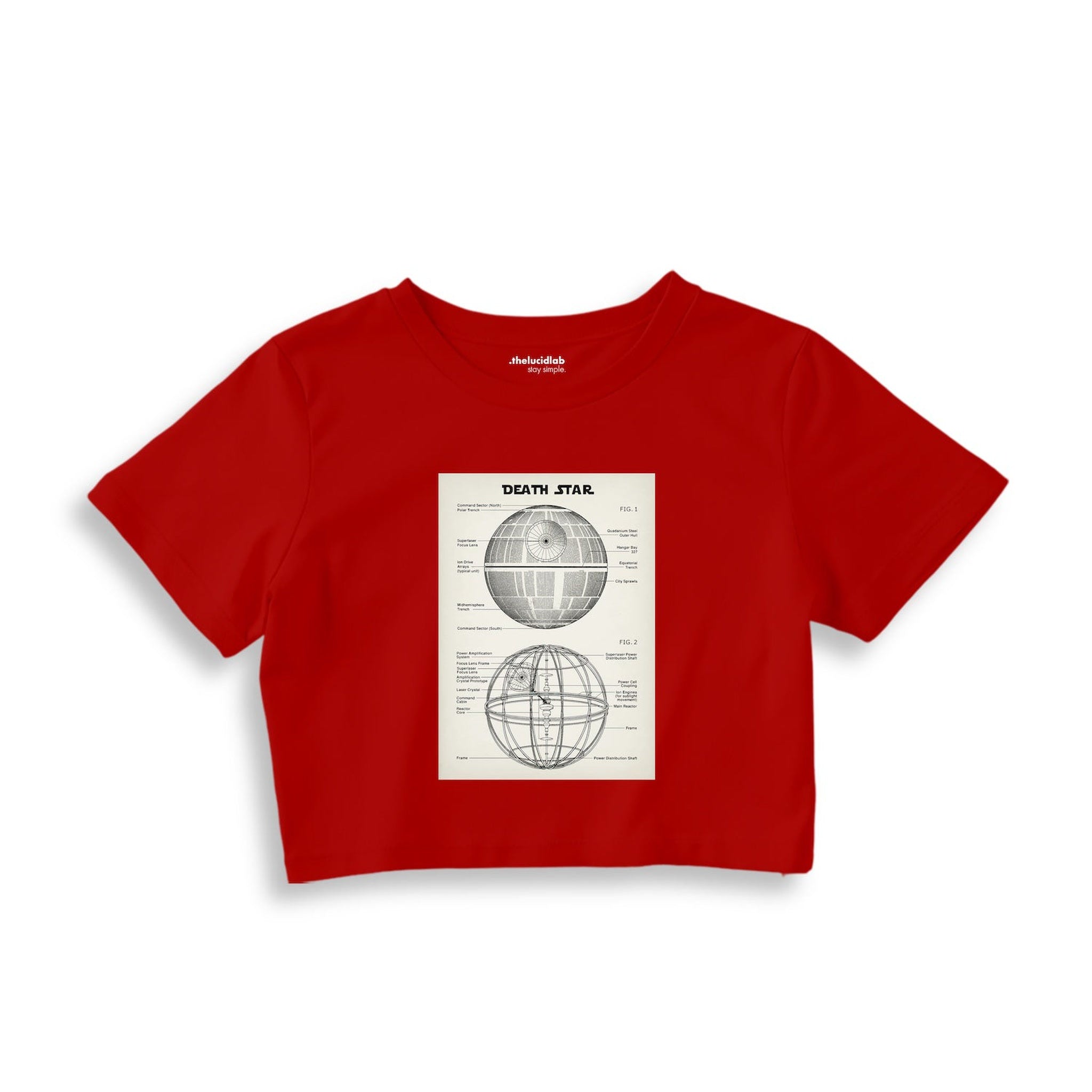 Death Star Crop Tişört