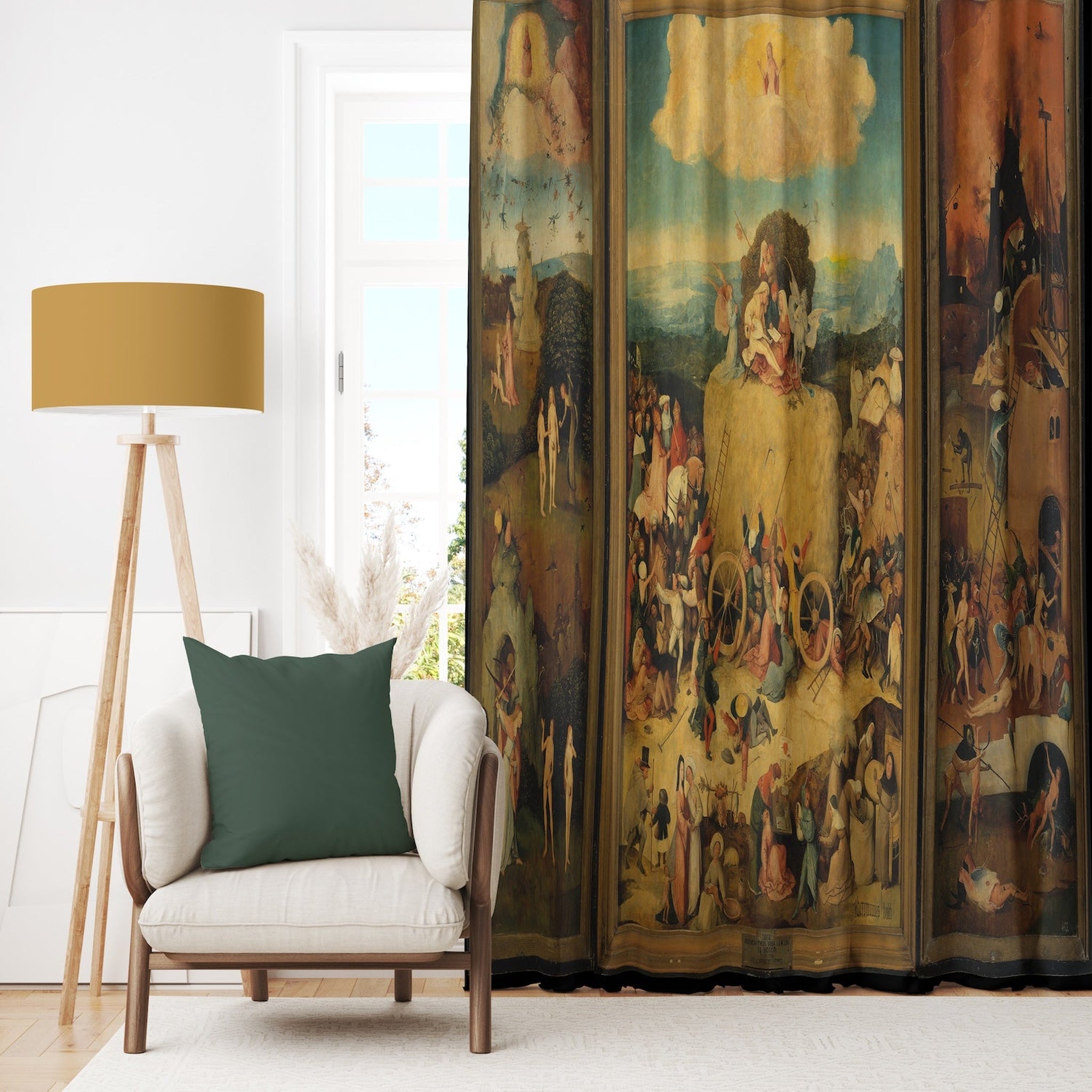 The Haywain Triptych Perde