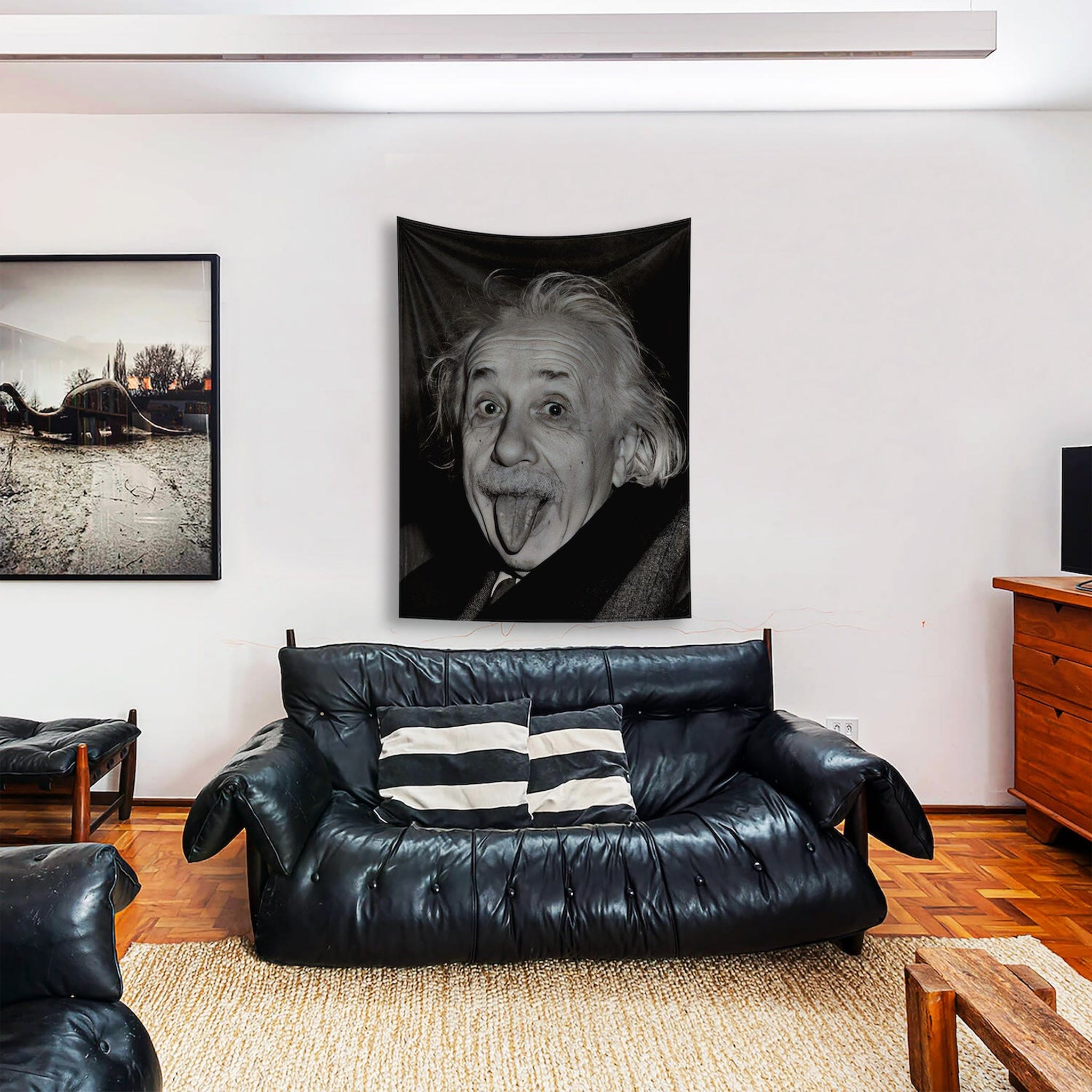 Albert Einstein 1951 Duvar Örtüsü