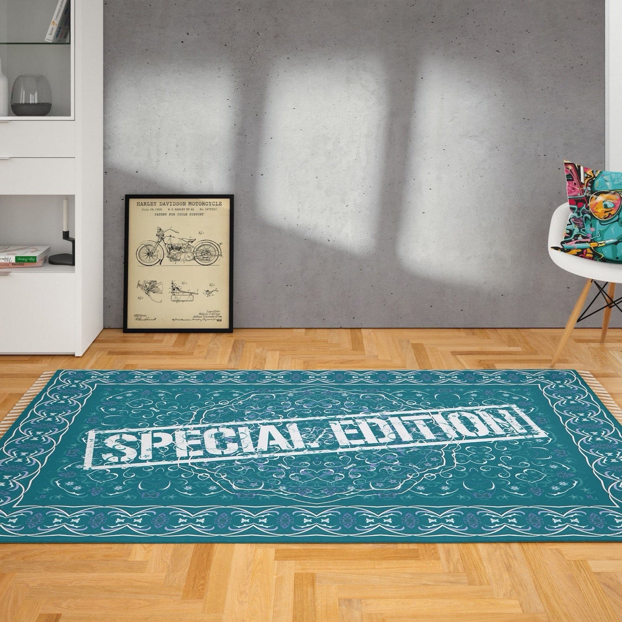 Special Edition Vintage Turquoise Halı