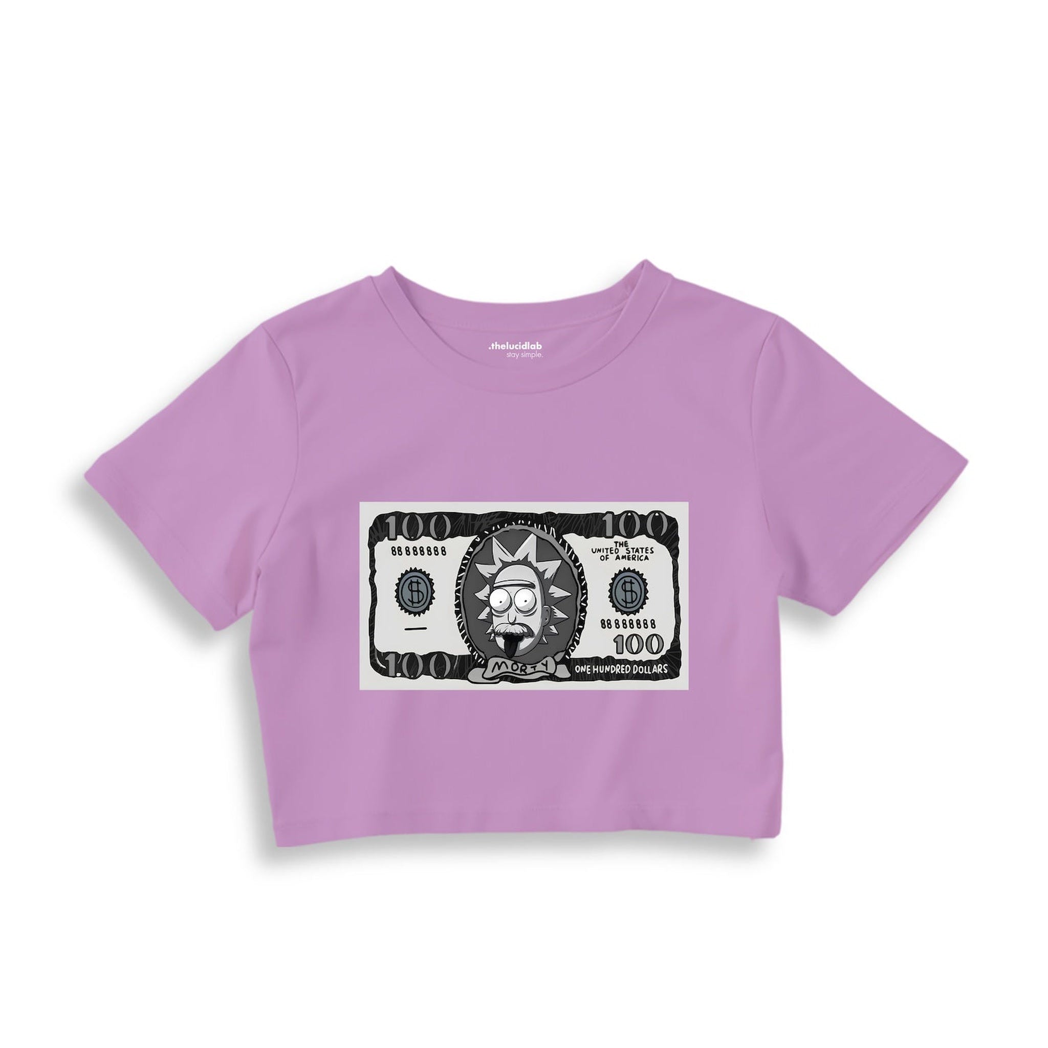 Morty Dollar Crop Tişört