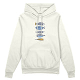 Marine Pattern Study Oversize Hoodie