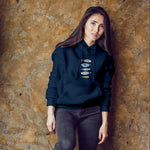 Marine Pattern Study Oversize Hoodie