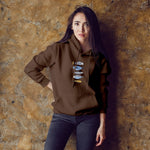 Marine Pattern Study Oversize Hoodie