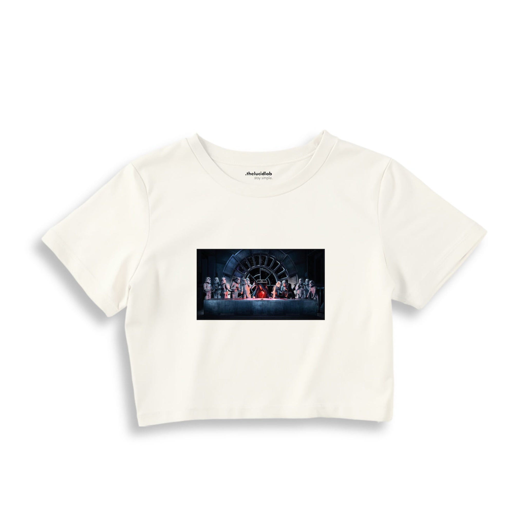 Star Wars Last Supper Crop Tişört