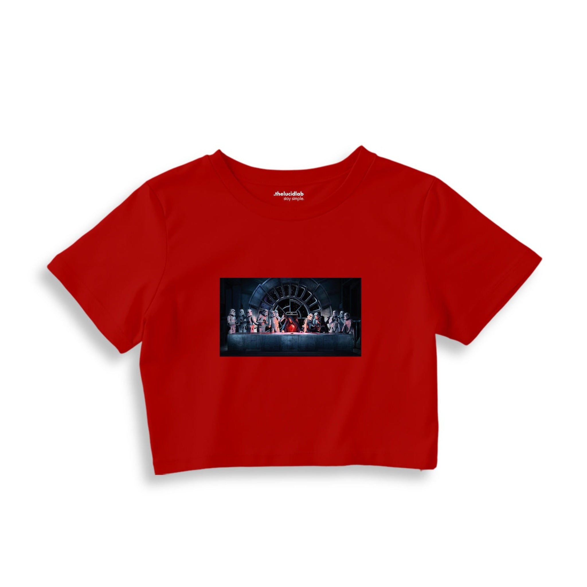 Star Wars Last Supper Crop Tişört