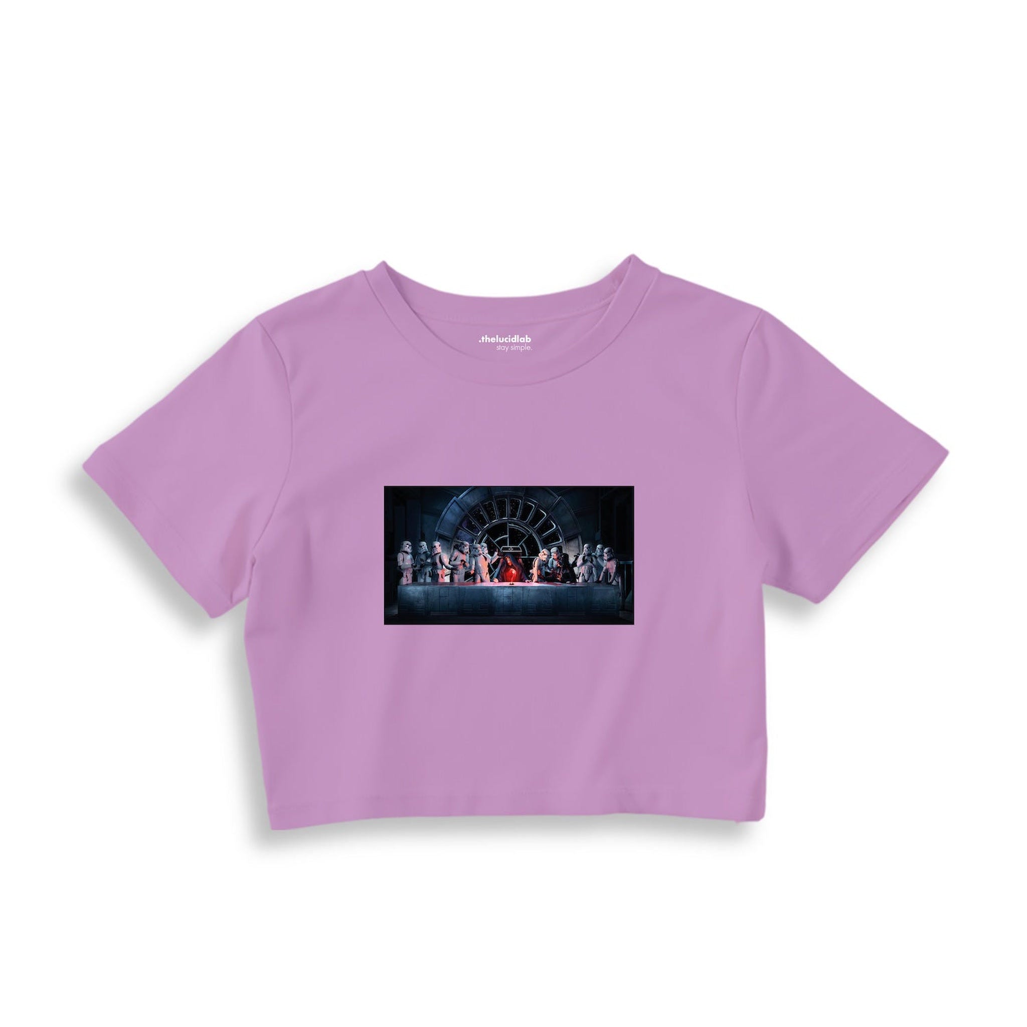 Star Wars Last Supper Crop Tişört