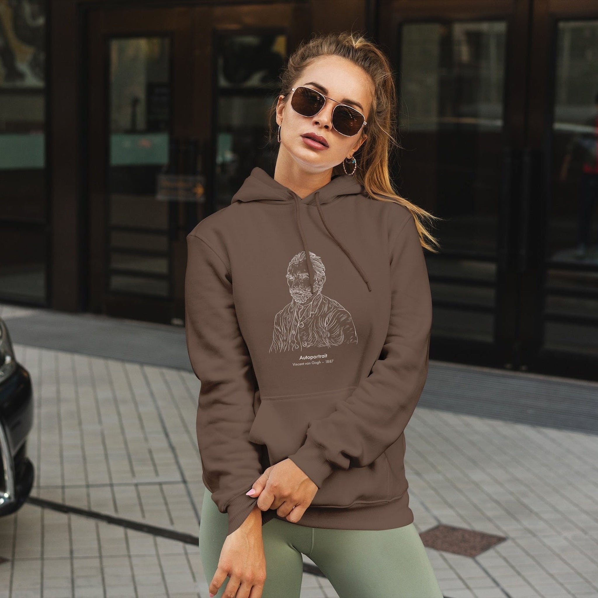 Vincent Van Gogh Autoportrait 1887 Oversize Hoodie