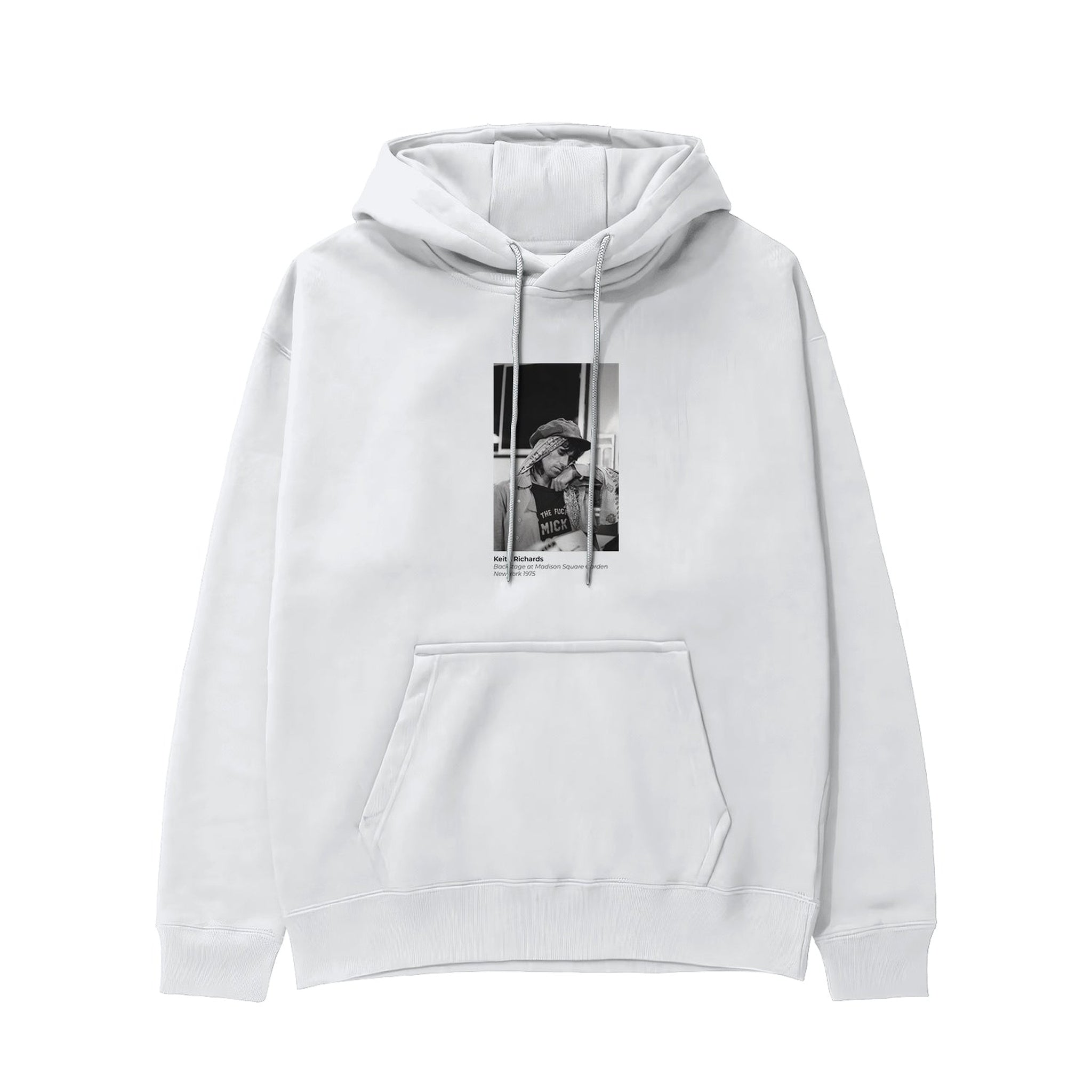 Keith Richards backstage at Madison Square Garden New York 1975 Hoodie
