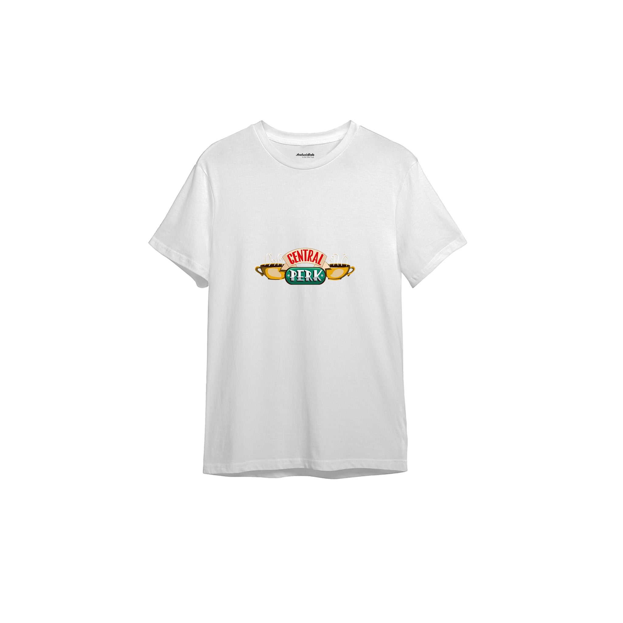 Central Perk / Friends Tişört — Beyaz