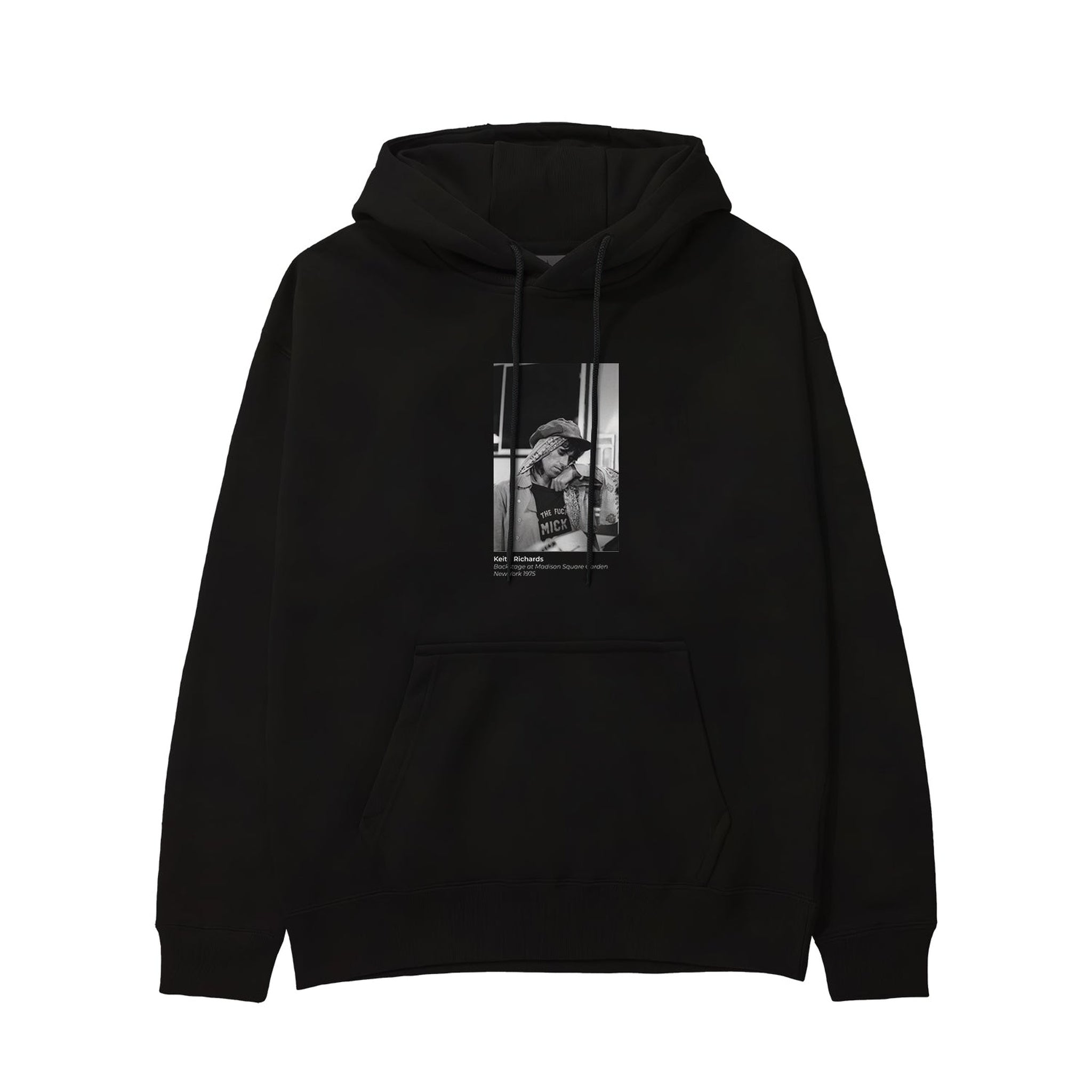 Keith Richards backstage at Madison Square Garden New York 1975 Hoodie