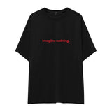 Imagine Nothing Oversize Tişört