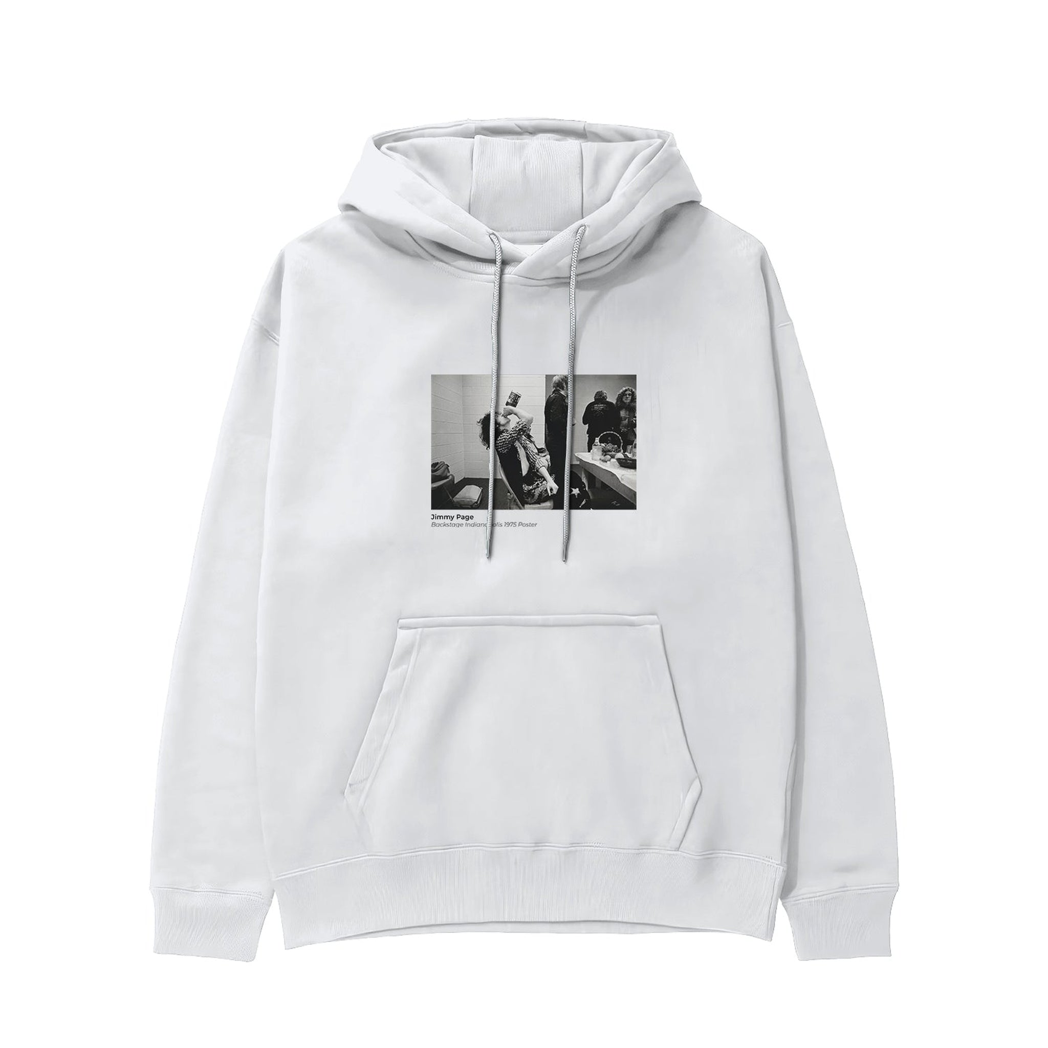 Jimmy Page Backstage Indianapolis 1975 Hoodie