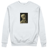 Skull of a Skeleton with Burning Cigarette Sweatshirt