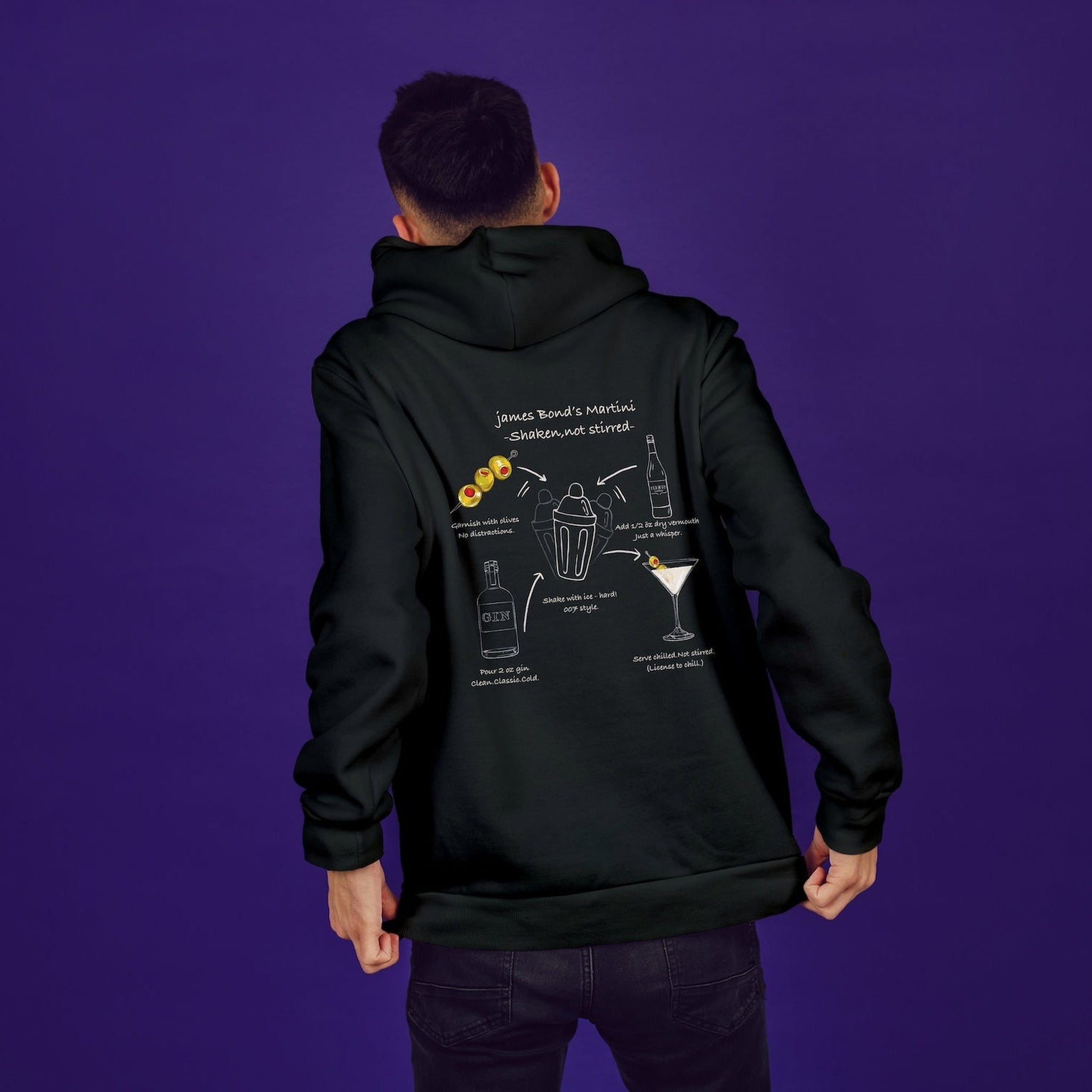 James Bond's Martini Oversize Hoodie