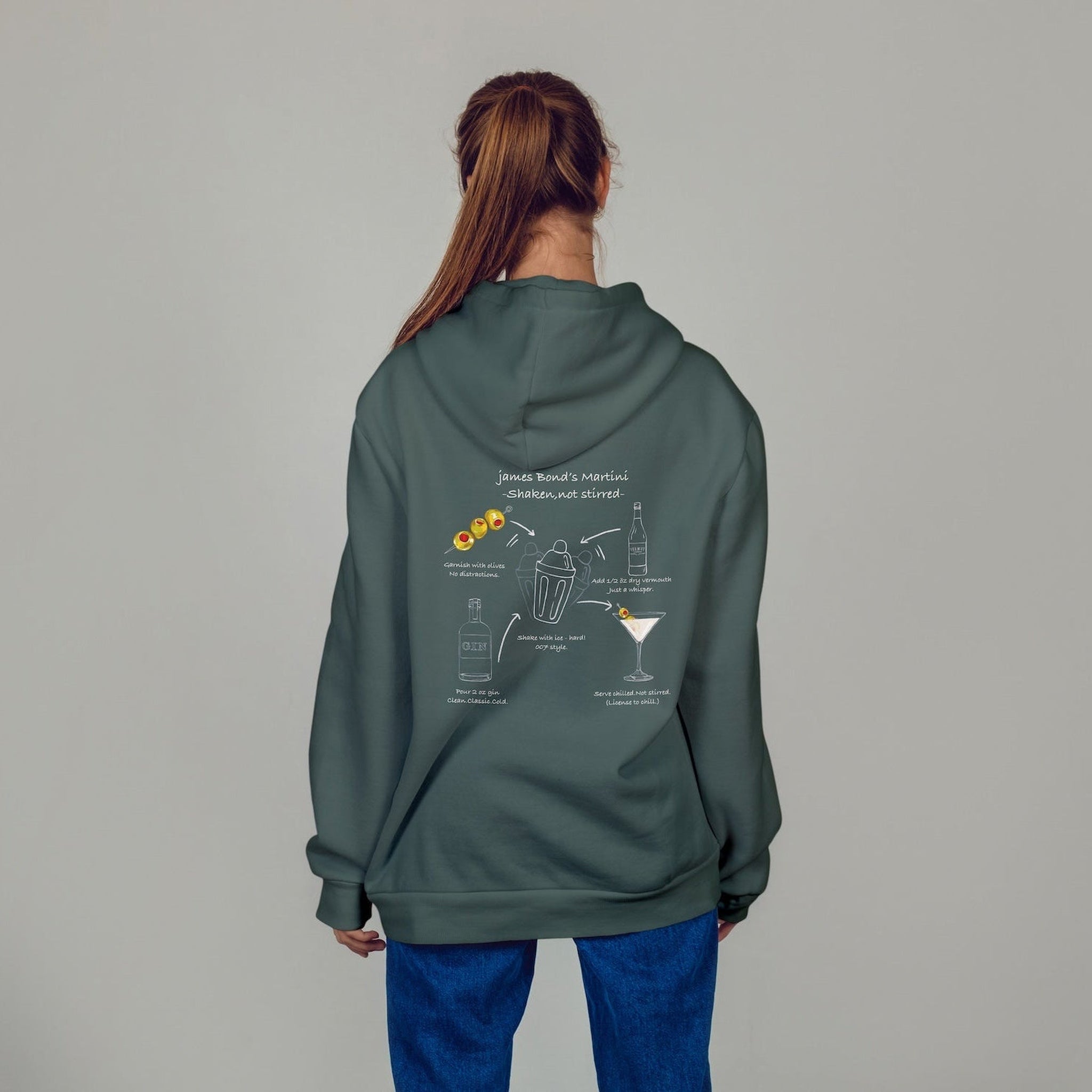 James Bond's Martini Oversize Hoodie