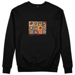 Color Study, Squares With Concentric Circles Sweatshirt