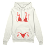 Red Bikini Oversize Hoodie