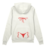 Red Bikini Oversize Hoodie
