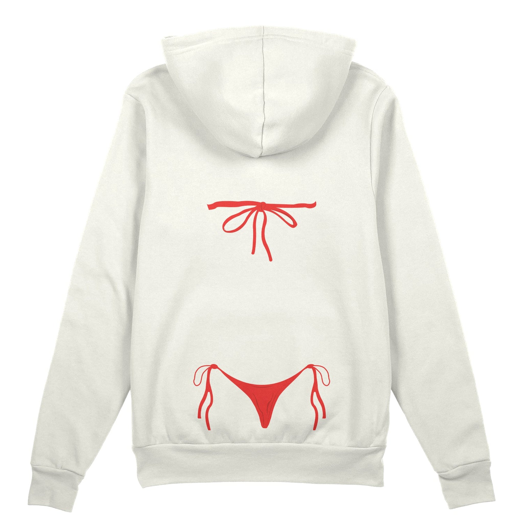 Red Bikini Oversize Hoodie
