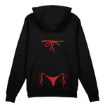 Red Bikini Oversize Hoodie