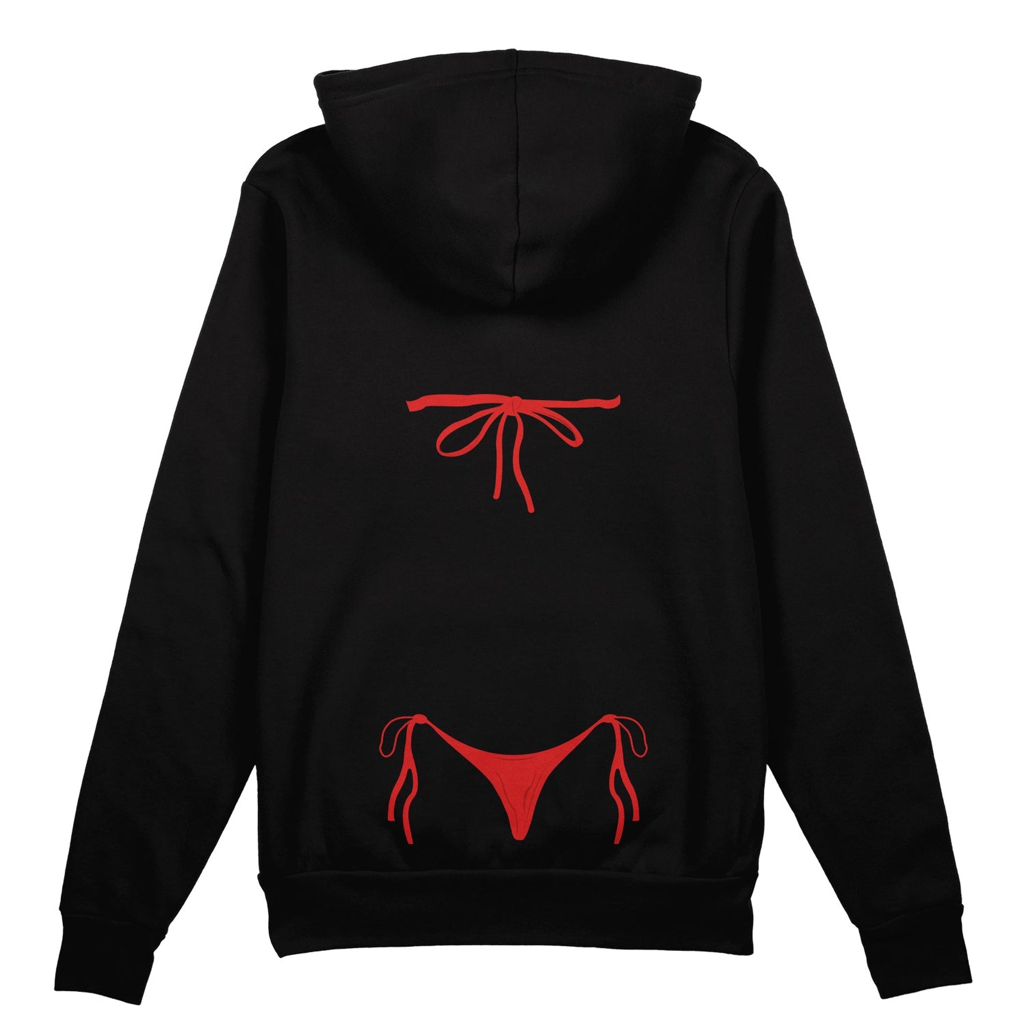 Red Bikini Oversize Hoodie