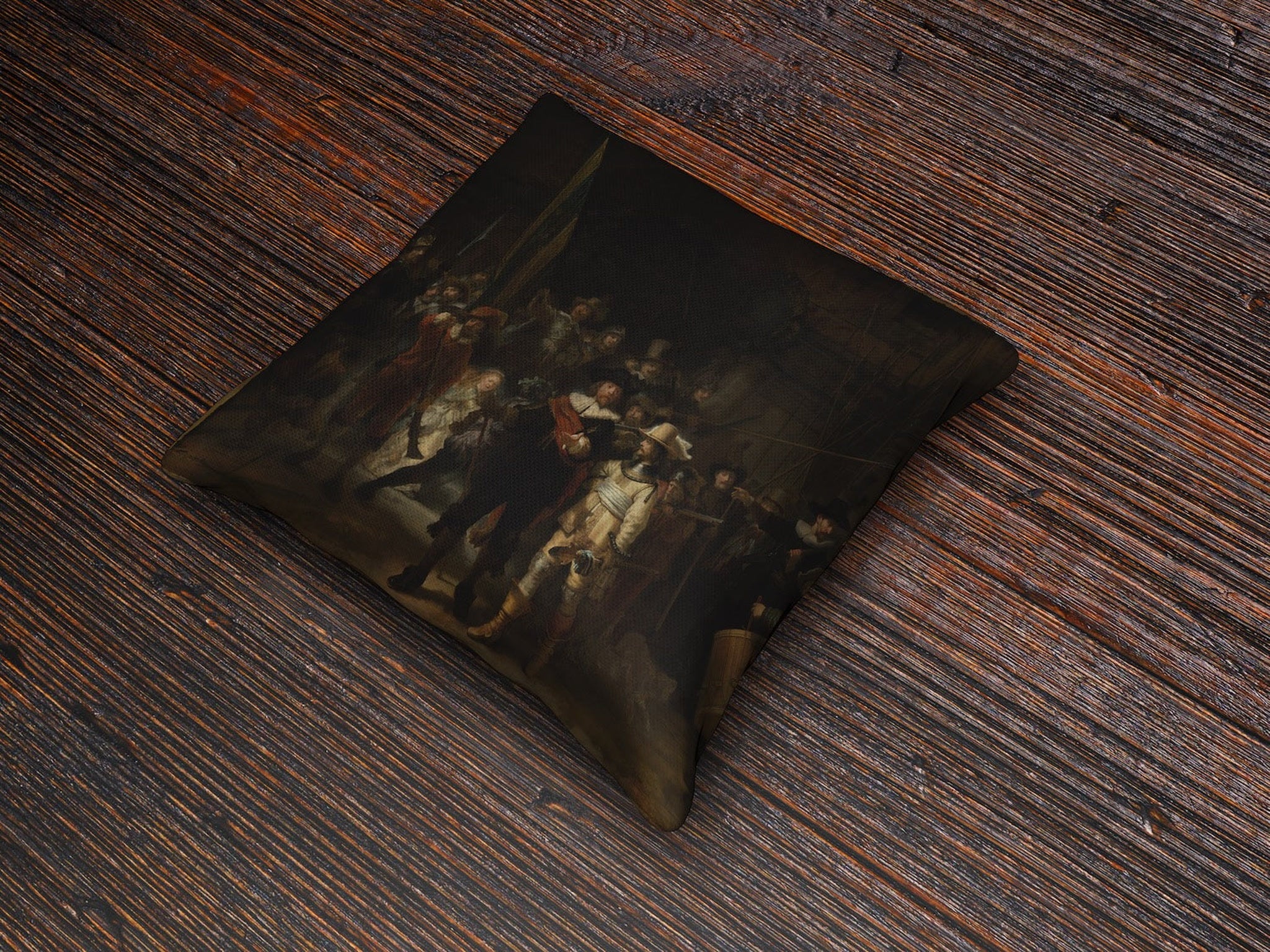 The Night Watch Çift Taraflı Kırlent Kılıfı 2 Adet