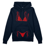 Red Bikini Oversize Hoodie