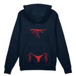 Red Bikini Oversize Hoodie