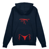 Red Bikini Oversize Hoodie