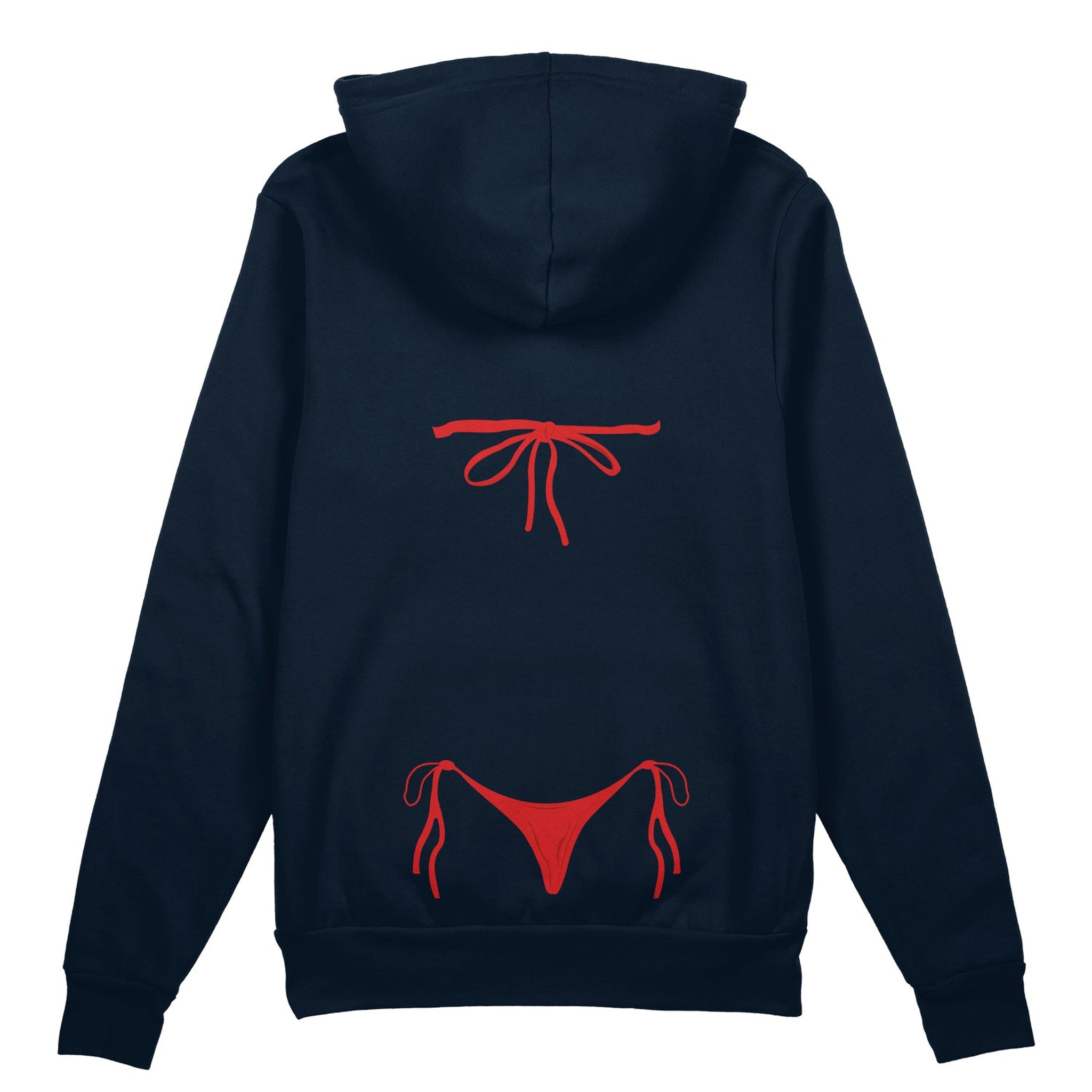 Red Bikini Oversize Hoodie