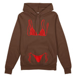 Red Bikini Oversize Hoodie