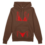 Red Bikini Oversize Hoodie