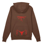 Red Bikini Oversize Hoodie