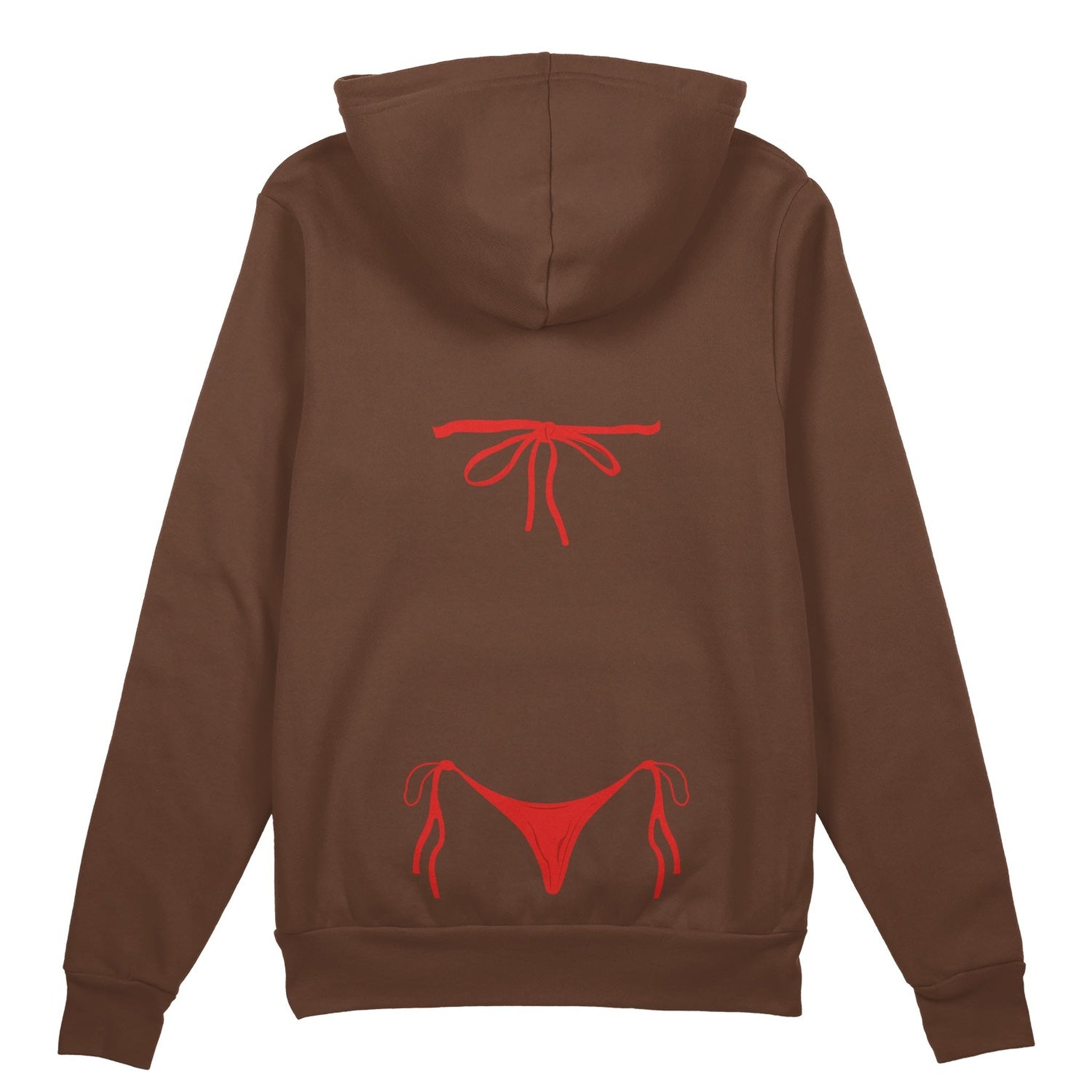 Red Bikini Oversize Hoodie