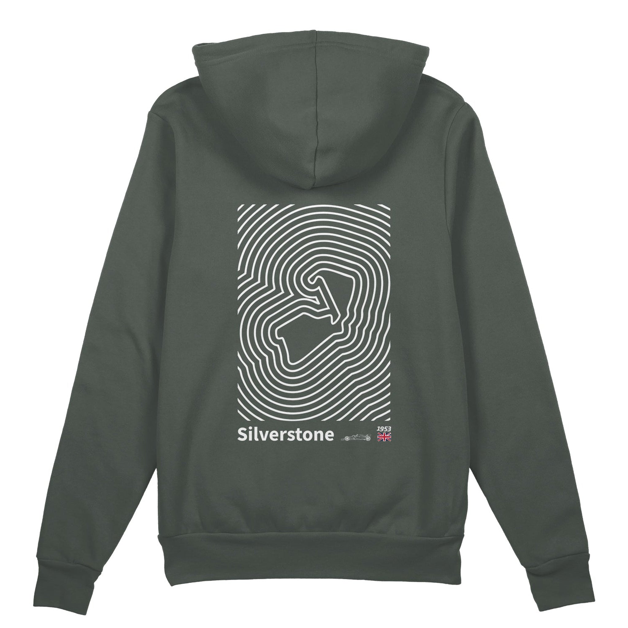 Silverstone Circuit Artwork Oversize Hoodie