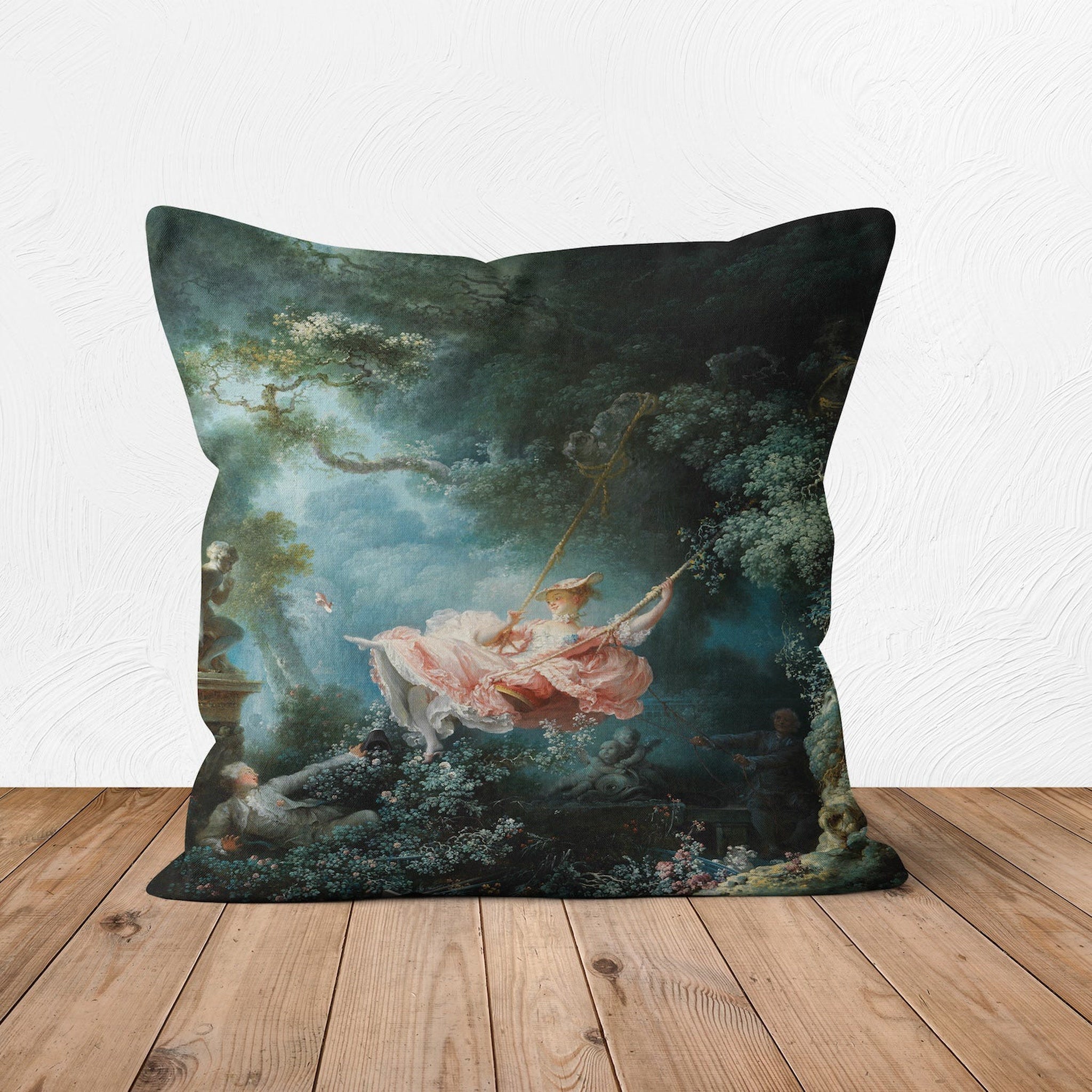 The Swing / Fragonard Çift Taraflı Kırlent Kılıfı 2 Adet