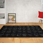 All Tracks Black / Formula 1 Pistleri Halı
