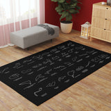 All Tracks Black / Formula 1 Pistleri Halı