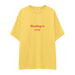 Reading Is Sexy Oversize Tişört
