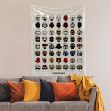 Star Wars Icons Duvar Örtüsü