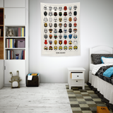 Star Wars Icons Duvar Örtüsü